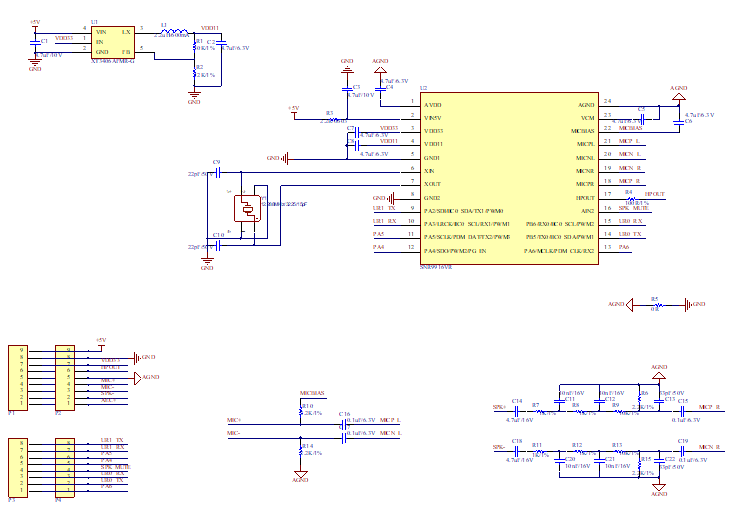 SNR9916ENC模块原理图